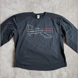 Circuit of the Americas Race Track Black Long Sleeve Shirt